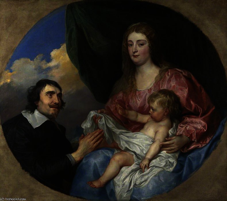 The Abbé Scaglia Adoring The Virgin And Child — Sir Anthony Van Dyck