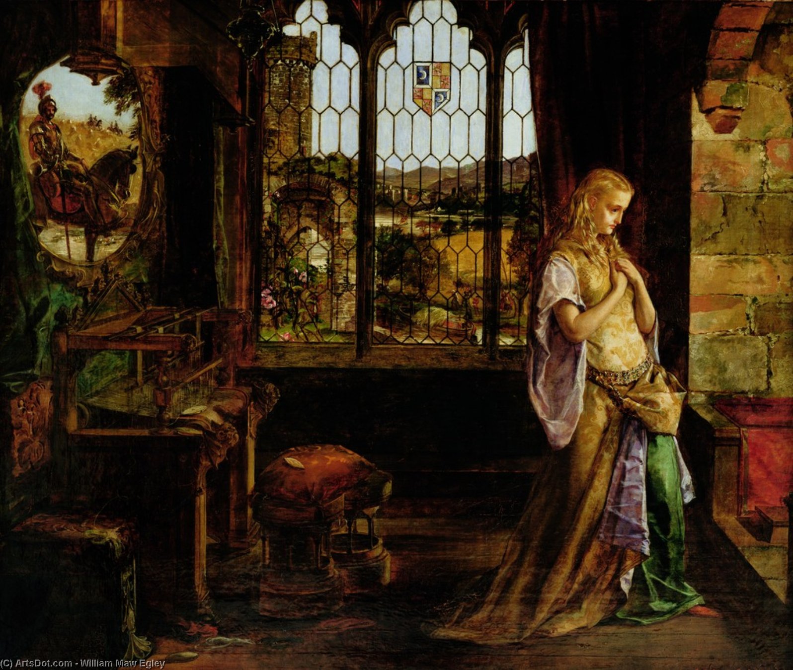 The Lady Of Shalott — William Maw Egley