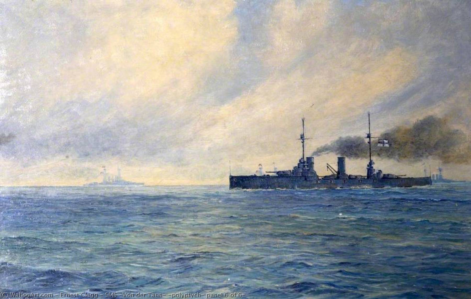 Sms 'von Der Tann' (polyptych, Panel 6 Of 6) — Ernest Clegg