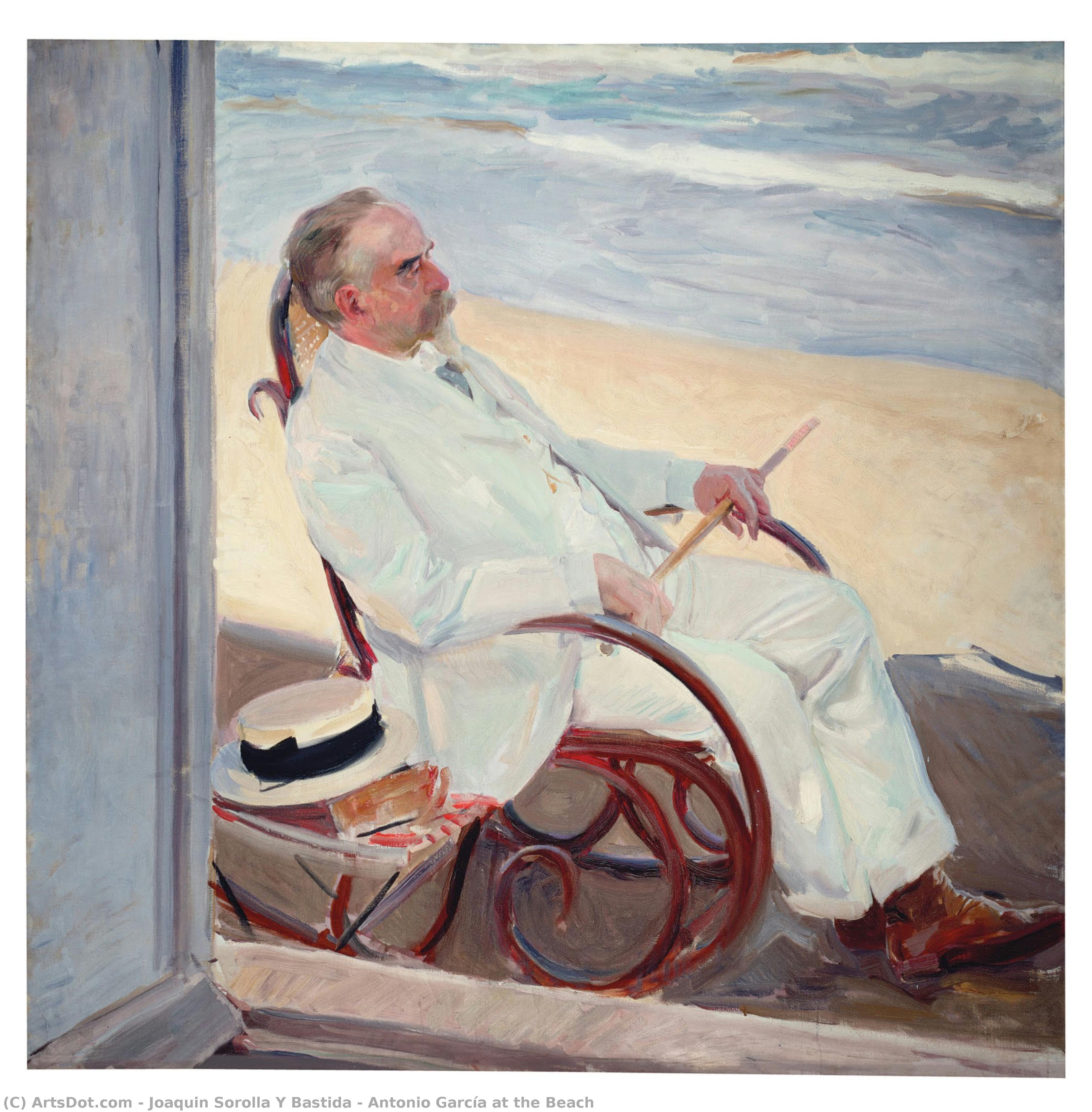 Antonio García At The Beach — Joaquín Sorolla Y Bastida