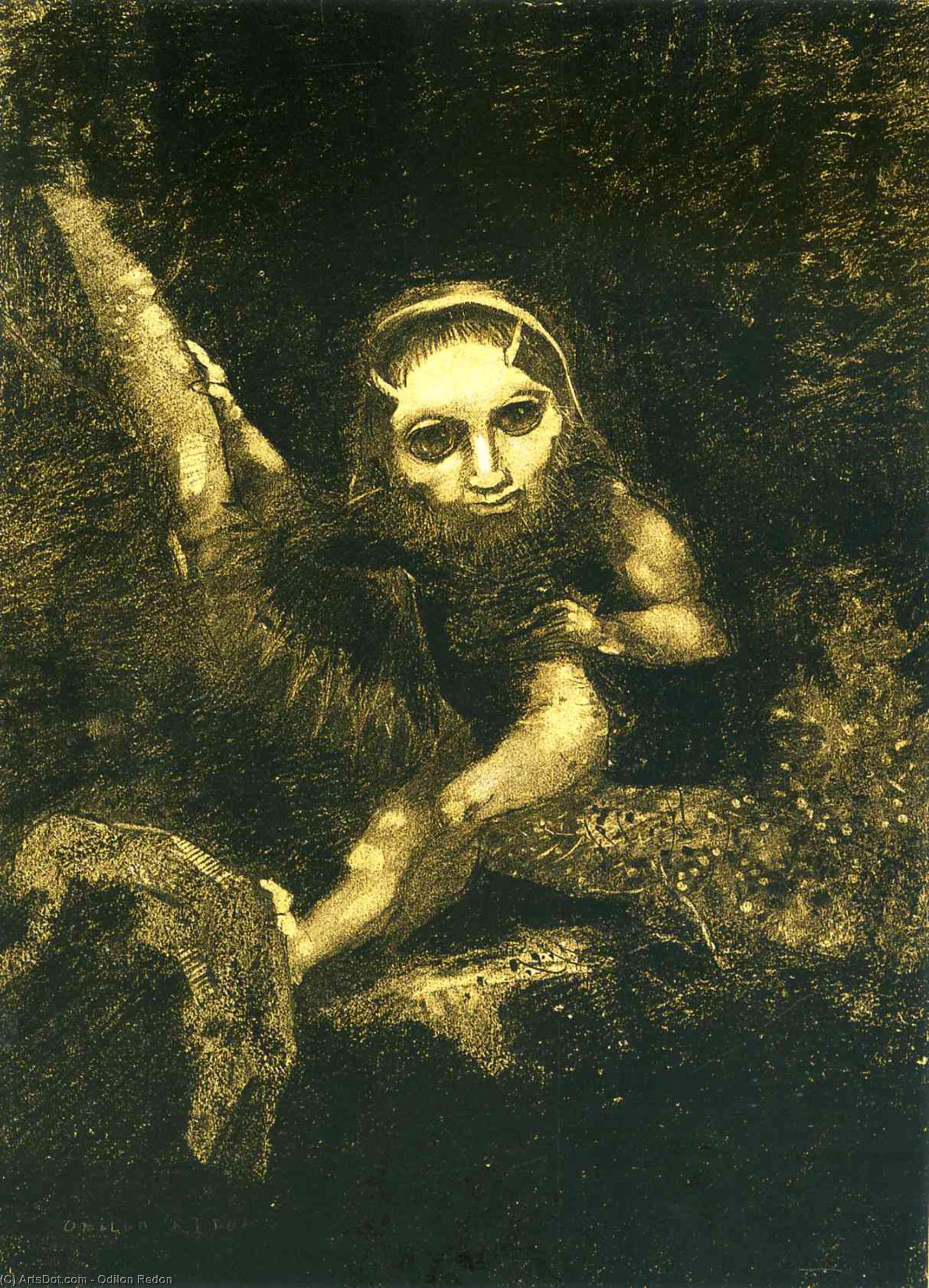 Caliban On A Branch — Odilon Redon