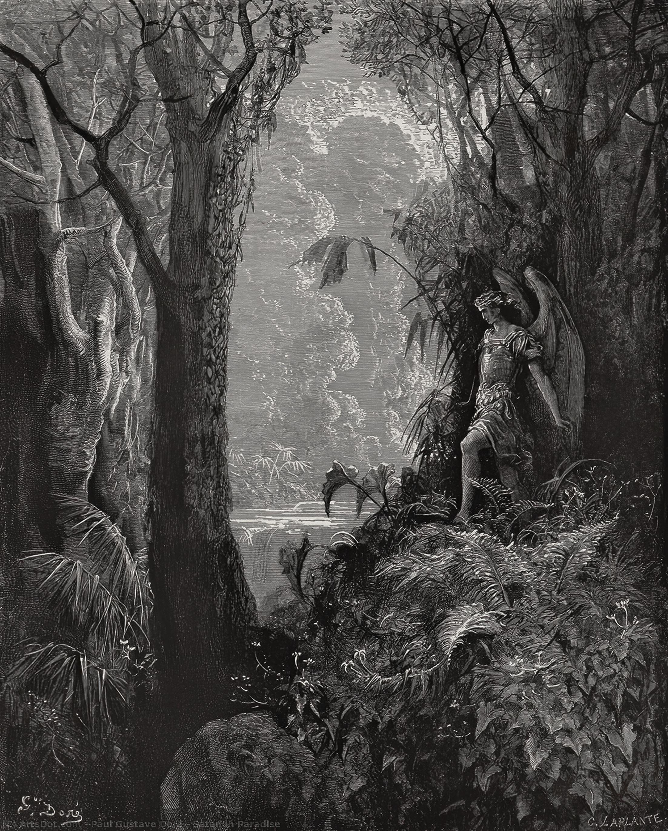 Satan In Paradise — Paul Gustave Doré