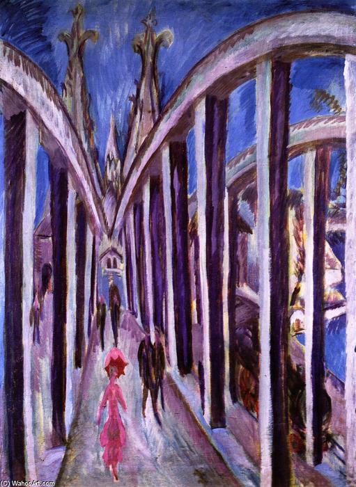 Reheinbrücke — Ernst Ludwig Kirchner