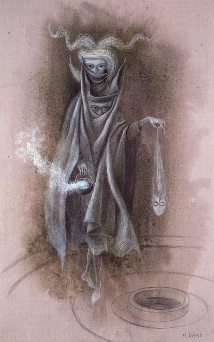 Woman Leaving The Psychoanalist 1 — Remedios Varo