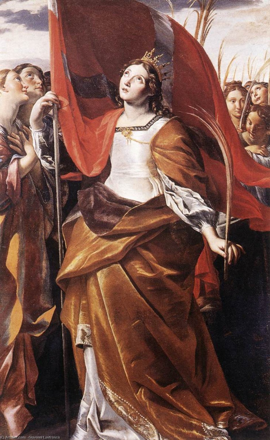 St Ursula And The Virgins — Giovanni Lanfranco