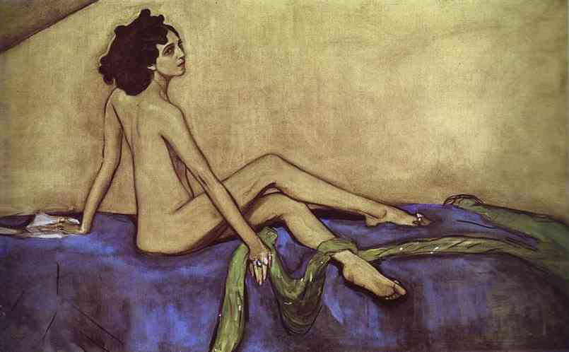 Portrait Of Ida Rubenstein — Valentin Alexandrovich Serov