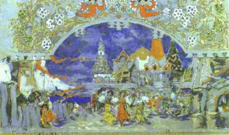 Trading Pier In The Capital City — Konstantin Alexeievitch Korovin