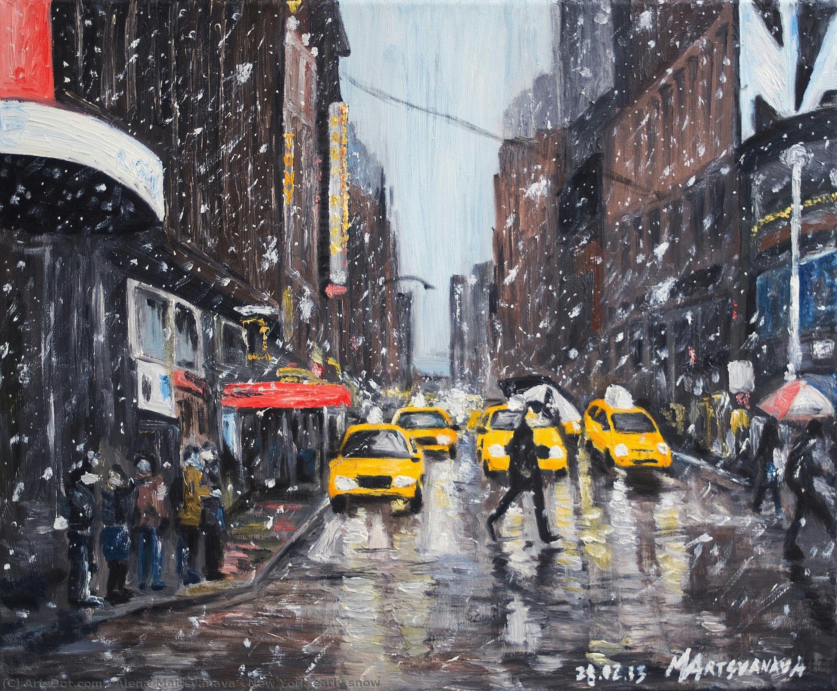 New York Early Snow — Alena Martsyanava