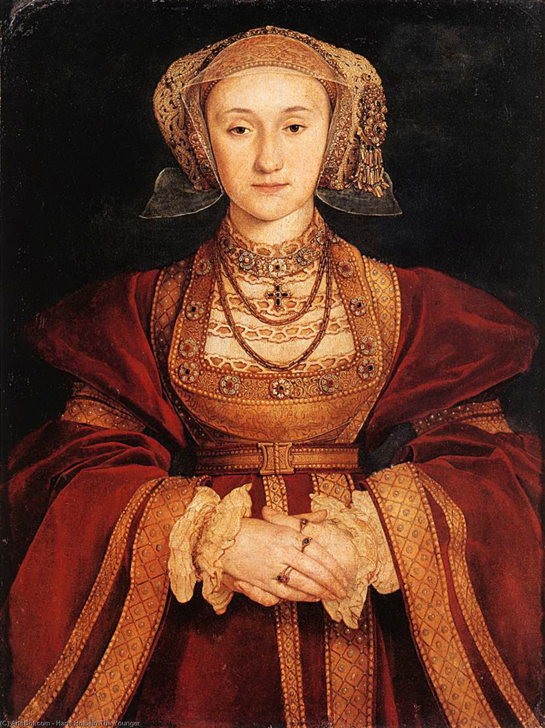 Portrait Of Anne Of Cleves — Hans Holbein Der Jüngere