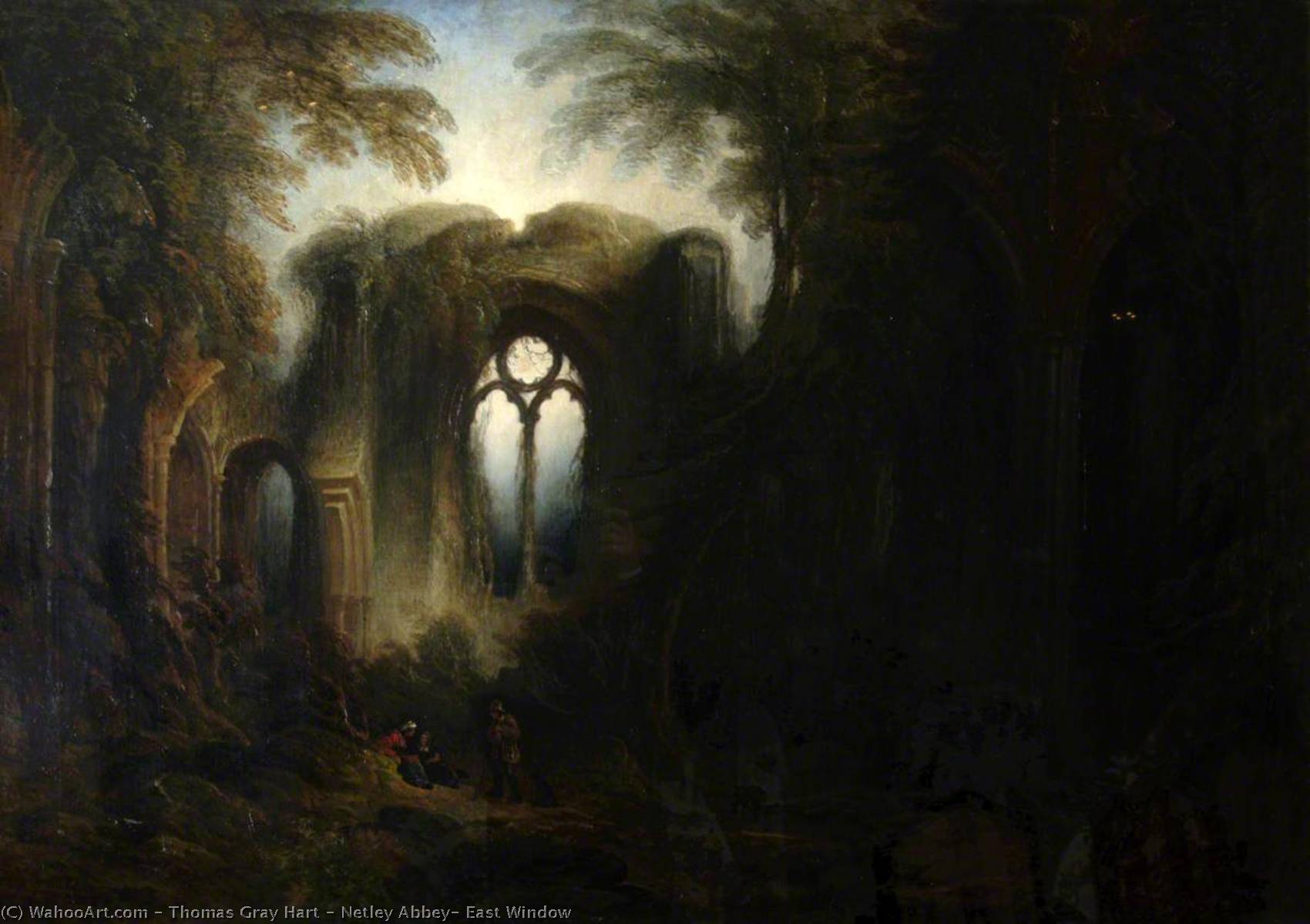 Netley Abbey, East Window — Thomas Gray Hart
