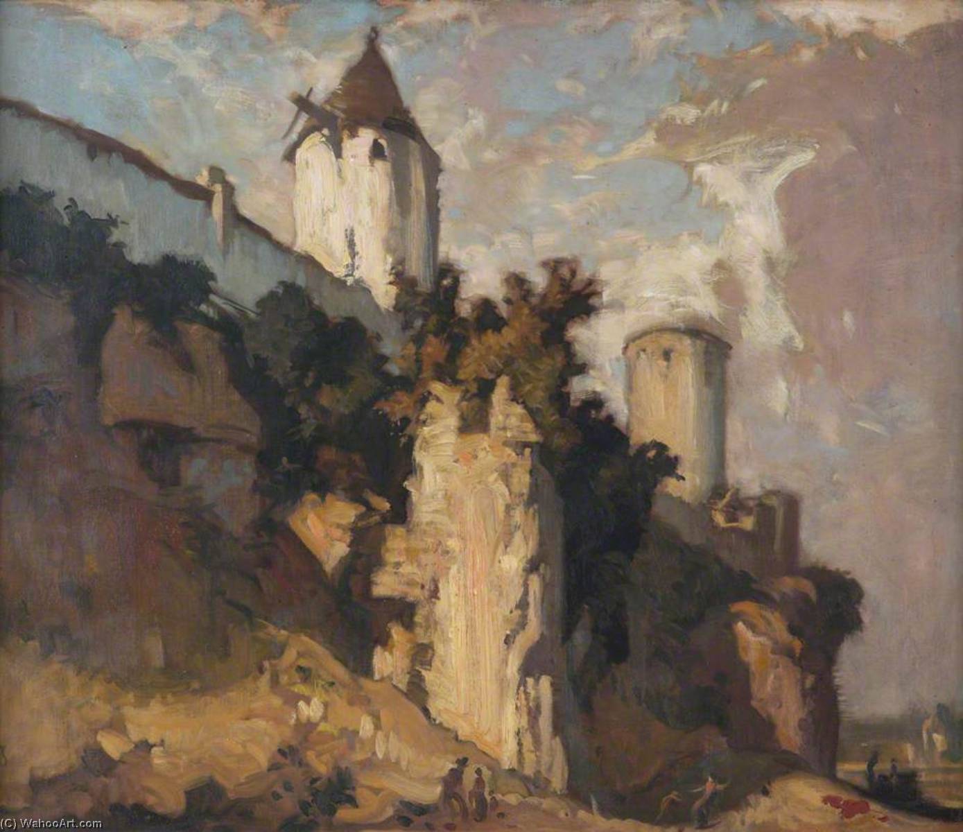 The Windmill, Las Palmas, Spain — Frank Brangwyn