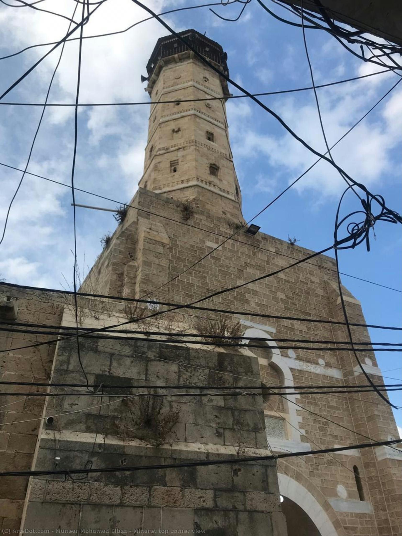 Minaret Top Corner View — Muneer Mohamed Elbaz