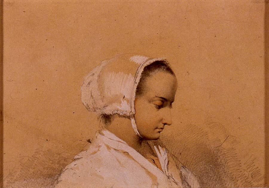 Head Of A Woman — Emanuel Gottlieb Leutze