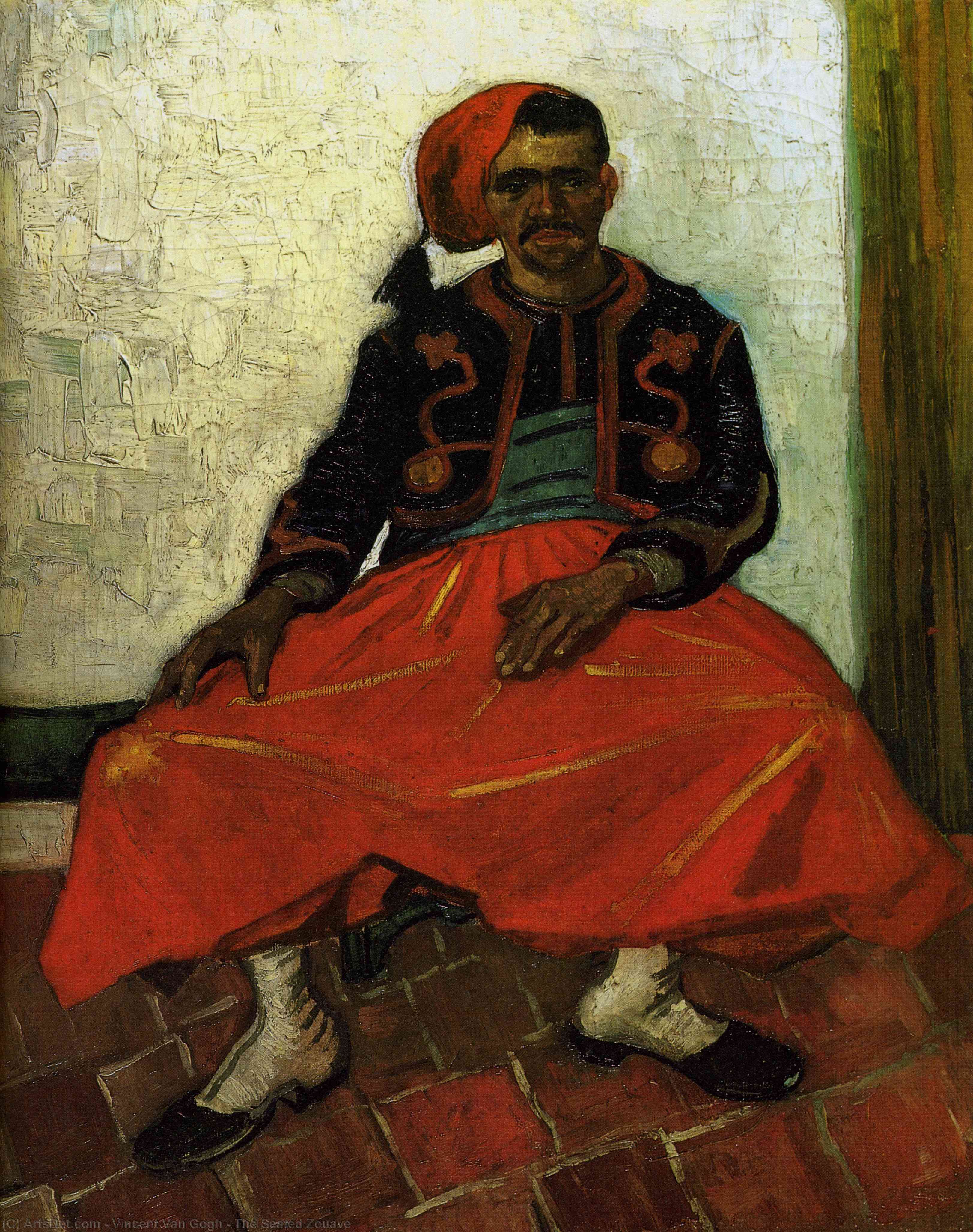The Seated Zouave — Vincent Willem Van Gogh