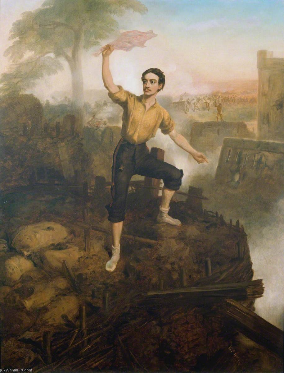 Lieutenant Thomas Adair Butler (1836–1901), 1st (bengal) European Fusiliers, Winning The Victoria Cross At Lucknow, Indian Mutiny, 9 March 1858 — Chevalier Louis William Desanges
