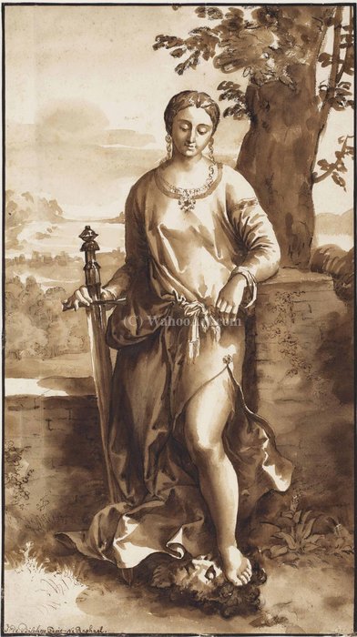 Judith With The Head Of Holophernes — Jan De Bisschop