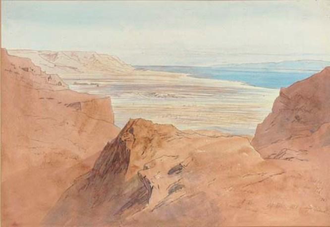 Ain Gedi And The Dead Sea, Israel — Edward Lear