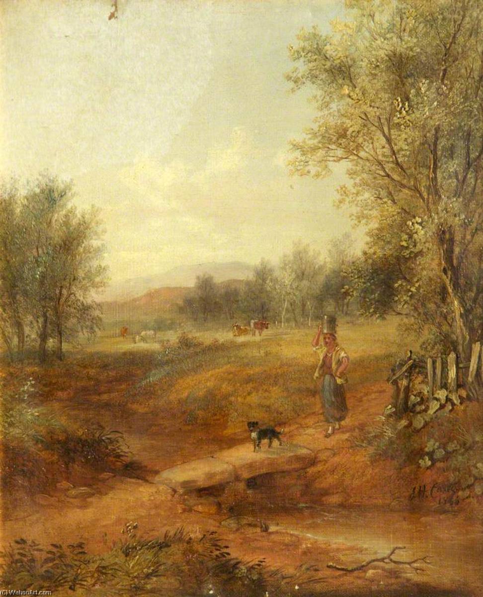 Medlock Vale In 1866, Oldham, Lancashire — James Howe Carse
