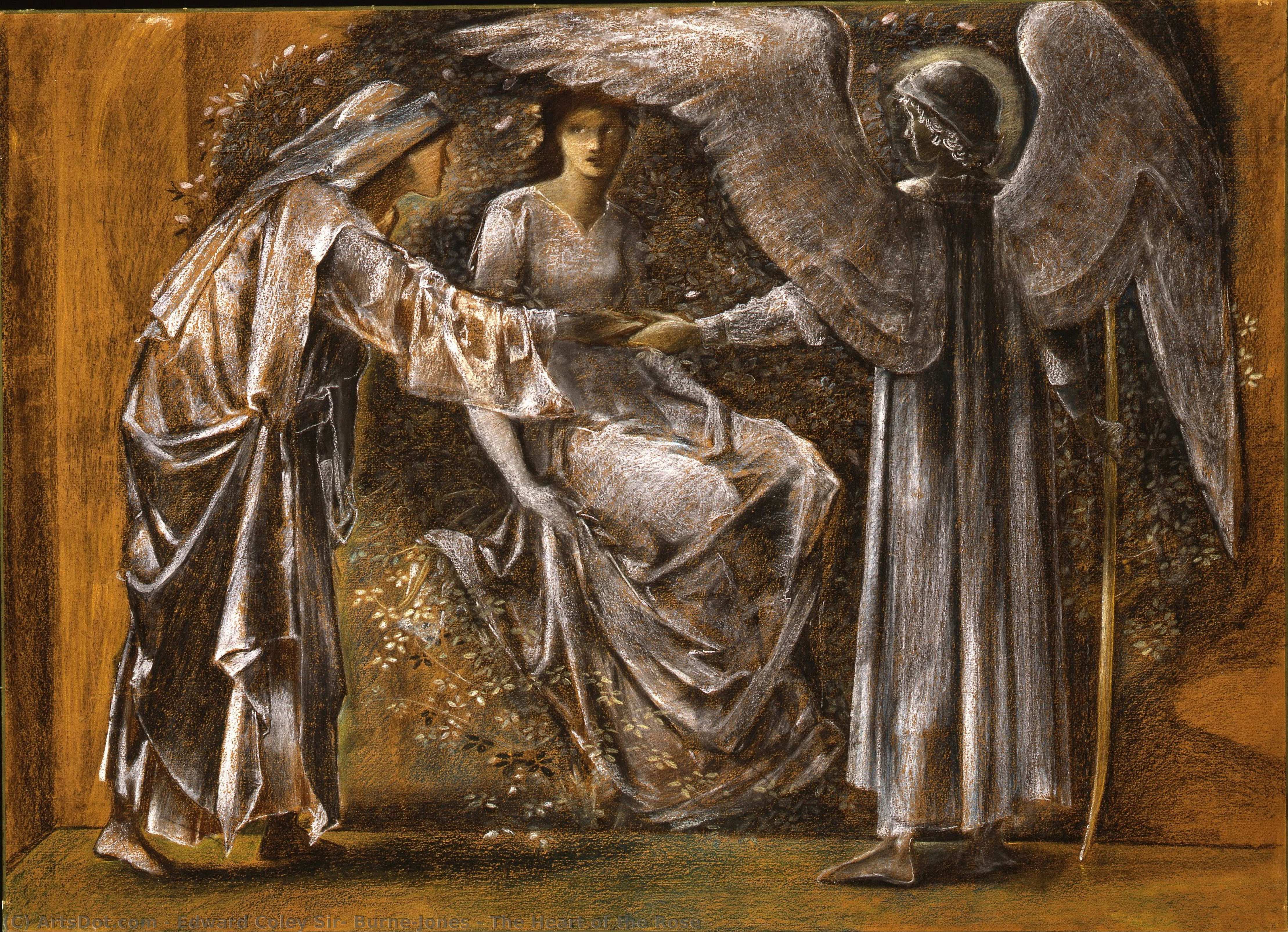 The Heart Of The Rose — Edward Coley Burne-jones