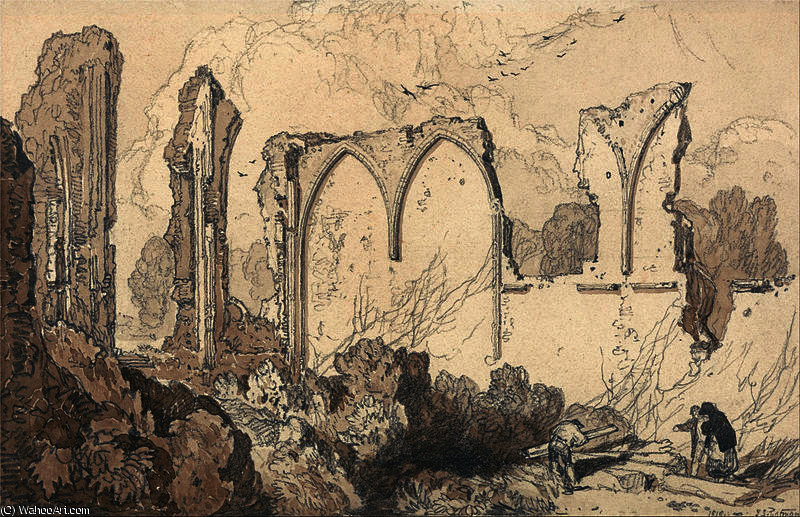 Ruin Behind The Free School, Thetford, Suffolk — John Sell Cotman