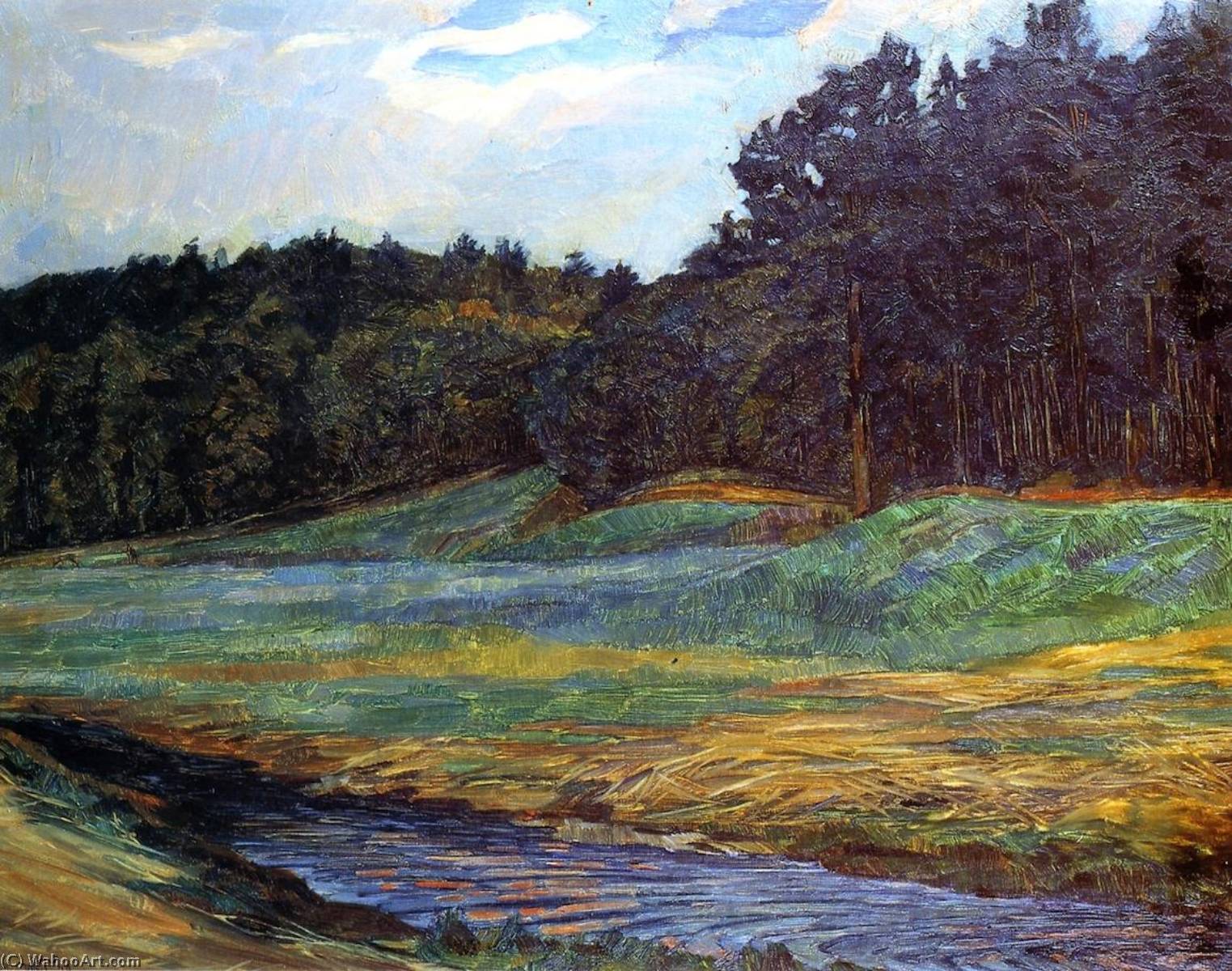 The Edge Of The Woods — Vilhelm Trübner