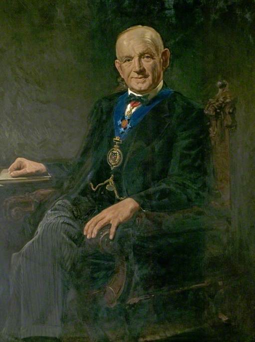 Portrait Of An Unknown Chairman Of Derbyshire County Council — Harold Gresley
