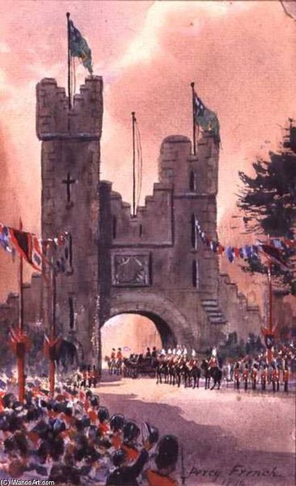 Queen Victoria Parades Around Dublin — William Percy French