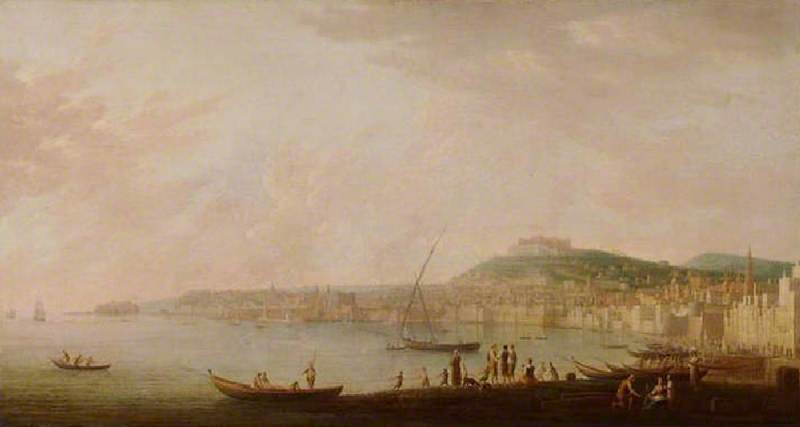 View Of The Bay Of Naples From The West, With The Abbey Of San Martino And Castel Sant'elmo — Gabriele Ricciardelli