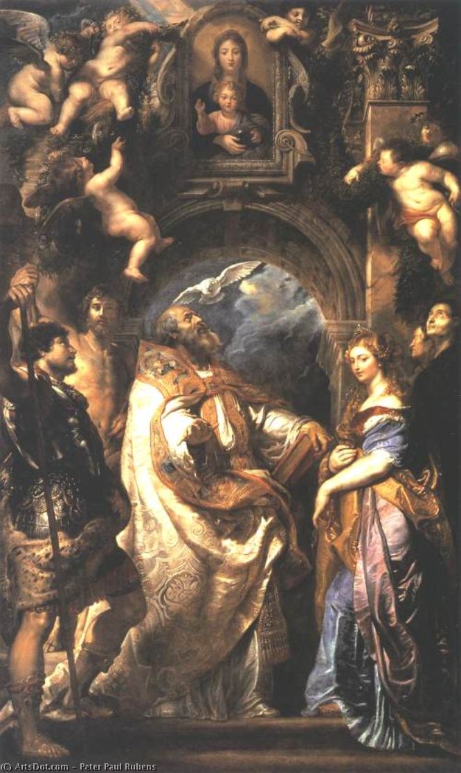 The Ecstasy Of St Gregory The Great — Peter Paul Rubens
