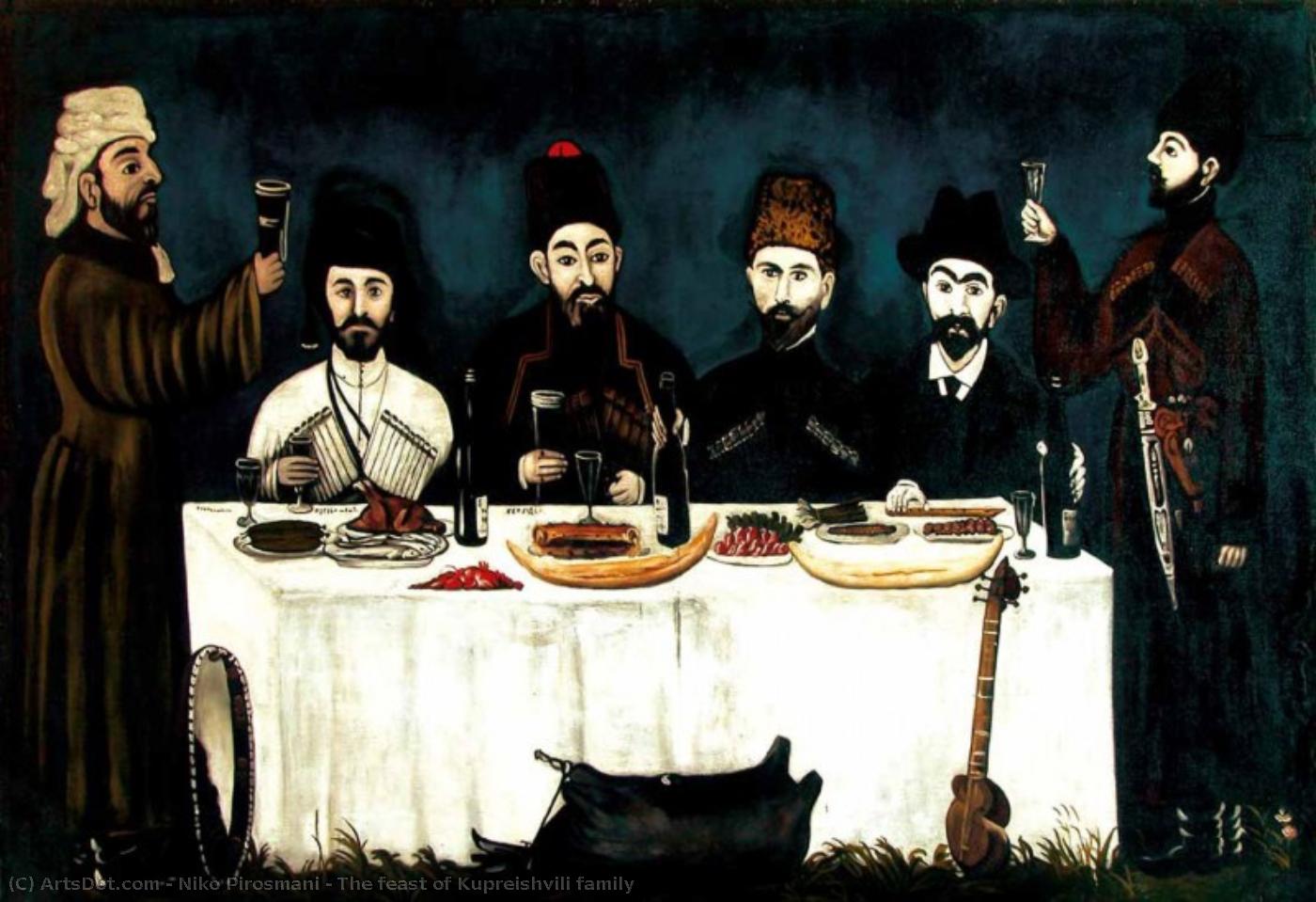 The Feast Of Kupreishvili Family — Niko Pirosmani