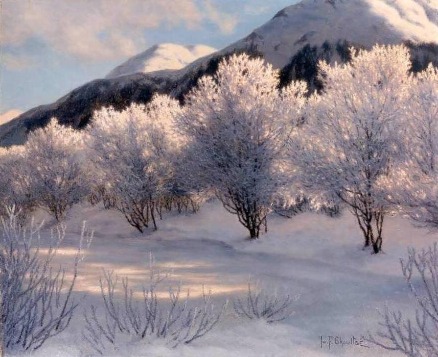 Hiver, Haute Savoie, Suisse — Ivan Fedorovich Choultse
