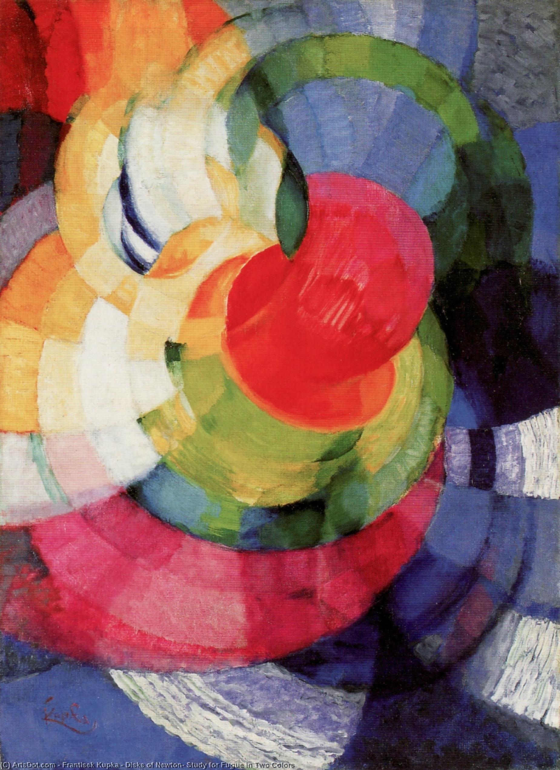 Disks Of Newton, Study For Fugue In Two Colors — Франтишек Купка