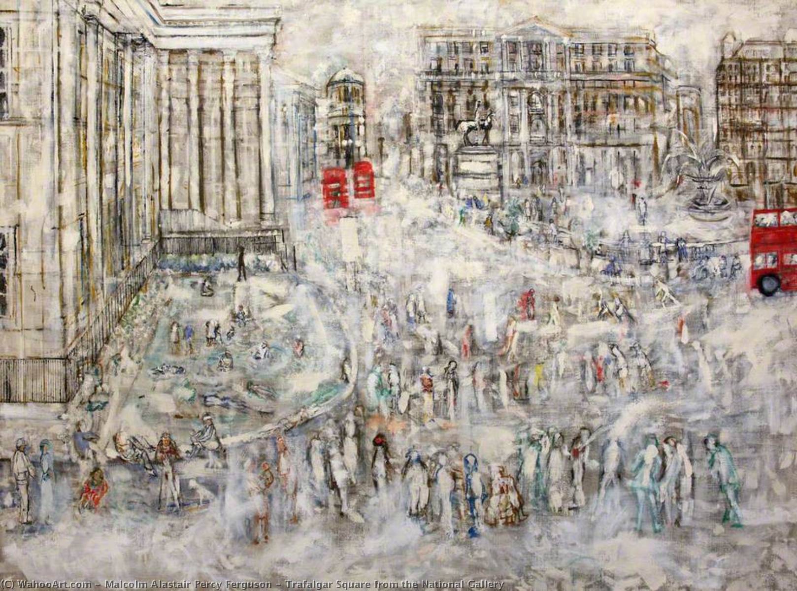 Trafalgar Square From The National Gallery — Malcolm Alastair Percy Ferguson