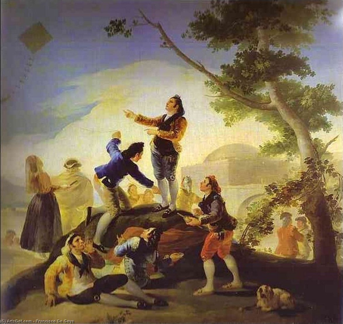 La Cometa (the Kite) — Francisco José De Goya Y Lucientes