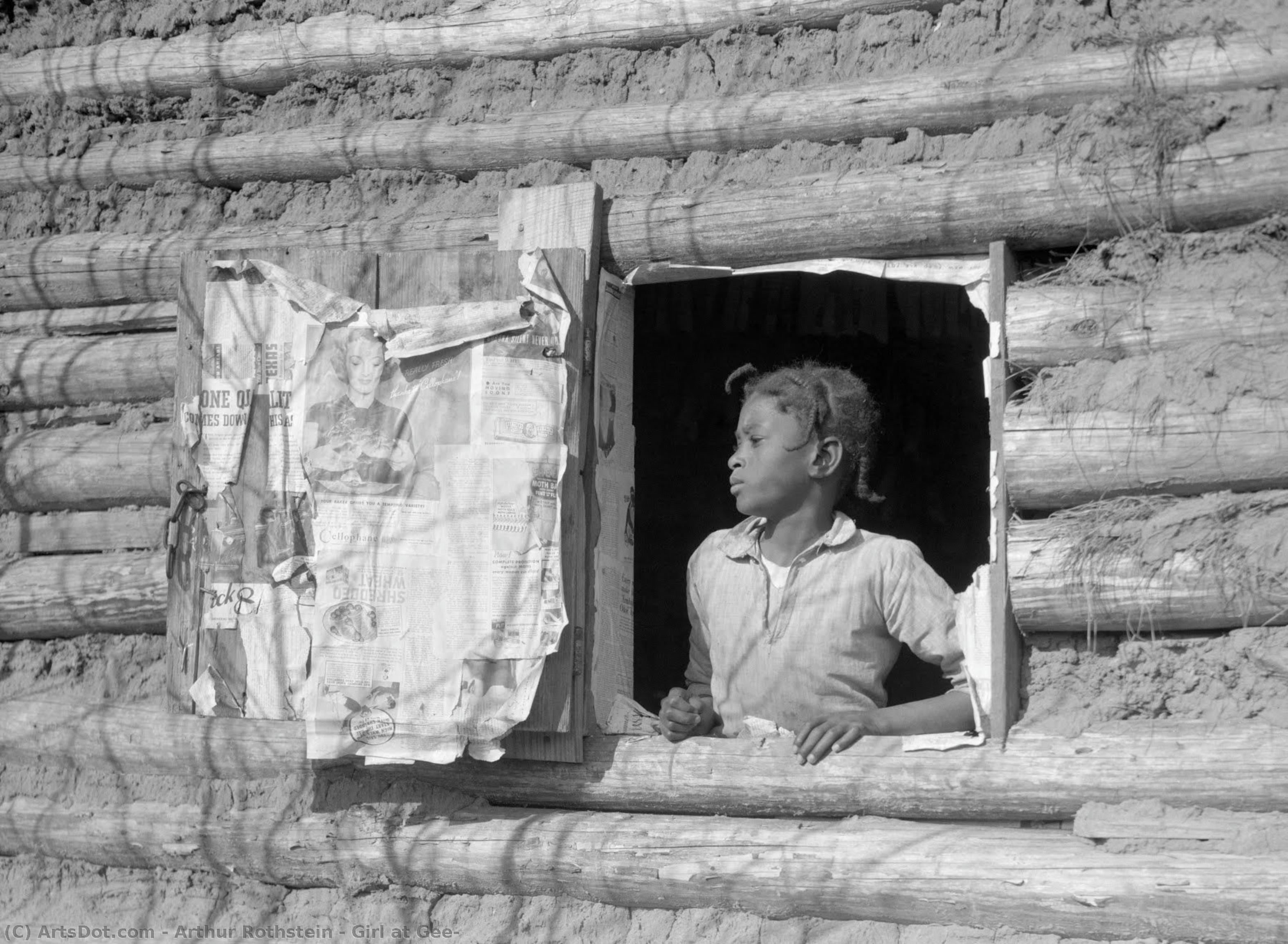 Girl At Gee — Arthur Rothstein