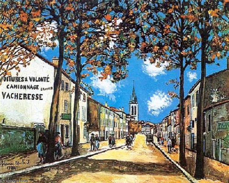 St Romaine Quarter — Maurice Utrillo