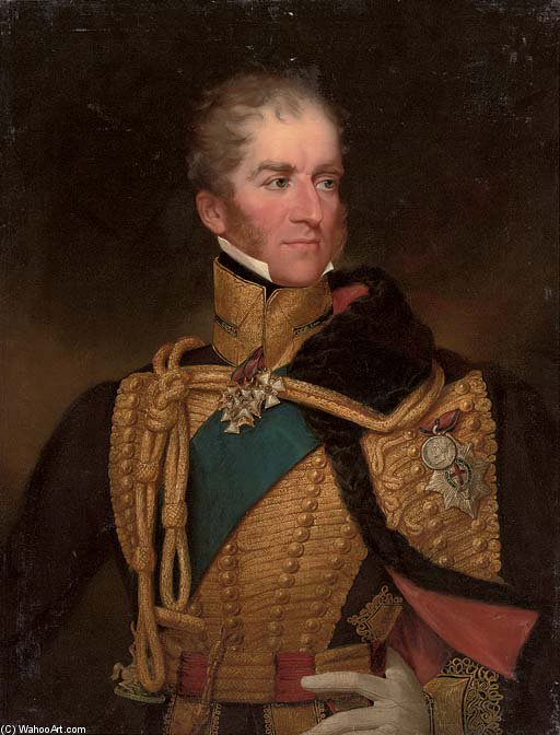 Portrait Of A Colonel In Chief Of The British Hussar's Regiment — George Henry Harlow