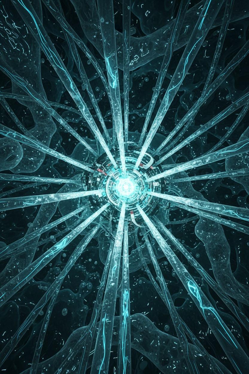Luminescent Convergence: The Azure Synapse — Amélie Mercier