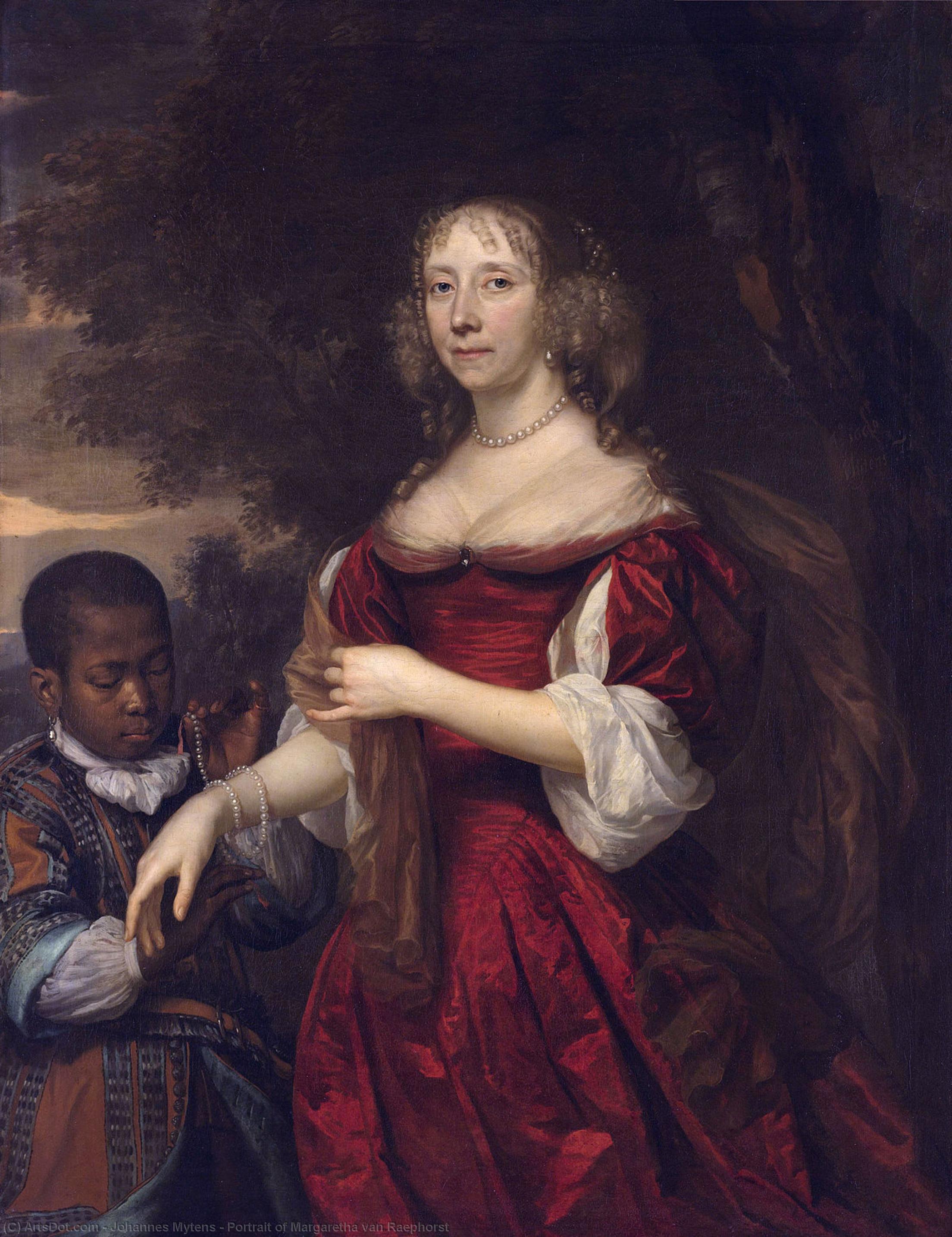 Portrait Of Margaretha Van Raephorst — Johannes Mytens