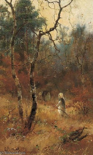 Autumn In The Woods — Louis Bosworth Hurt