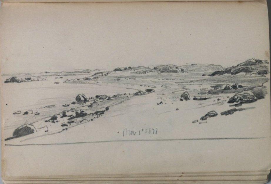 Coastal Sketch — William Trost Richards