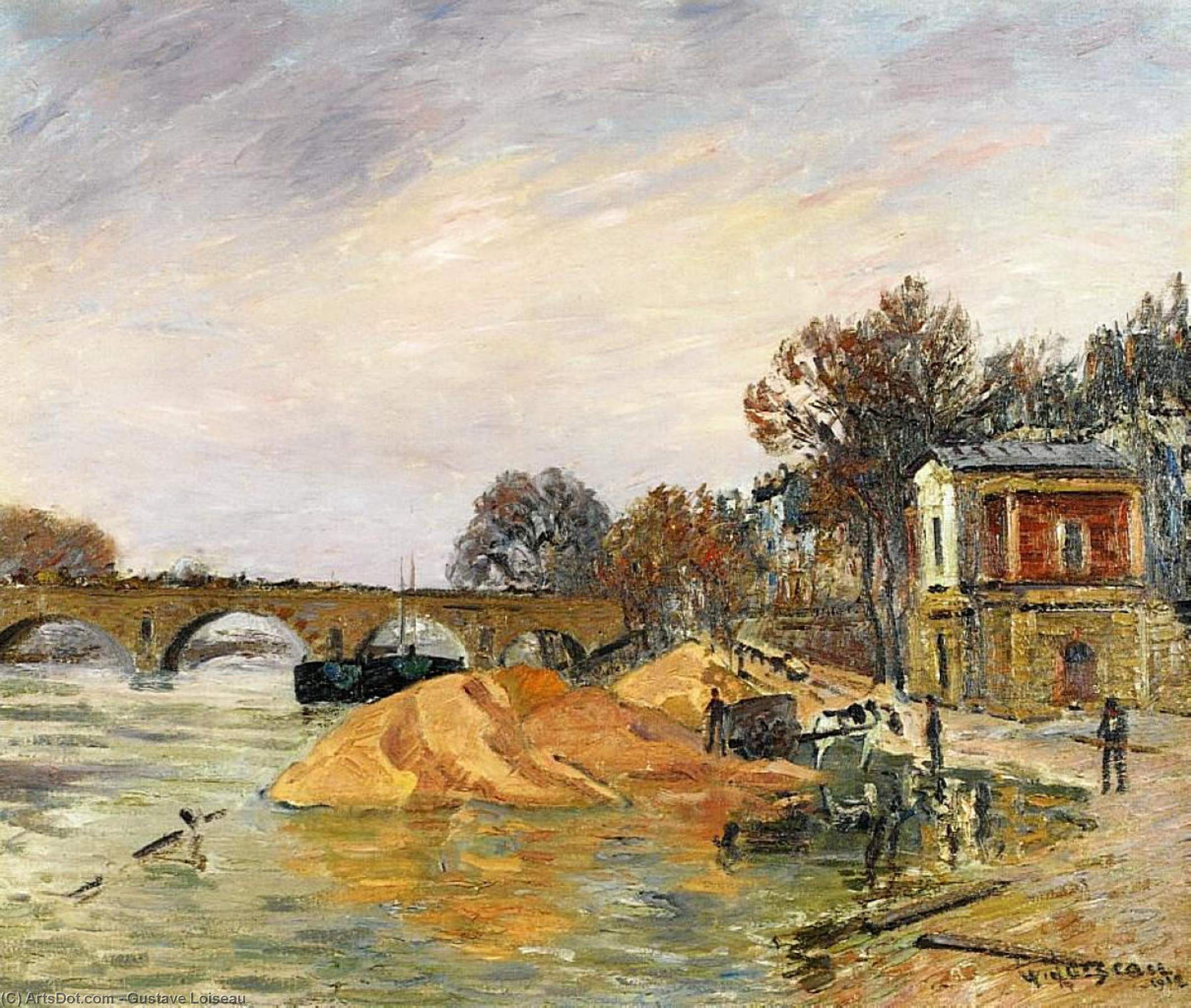 The Pont Marie De Paris — Gustave Loiseau