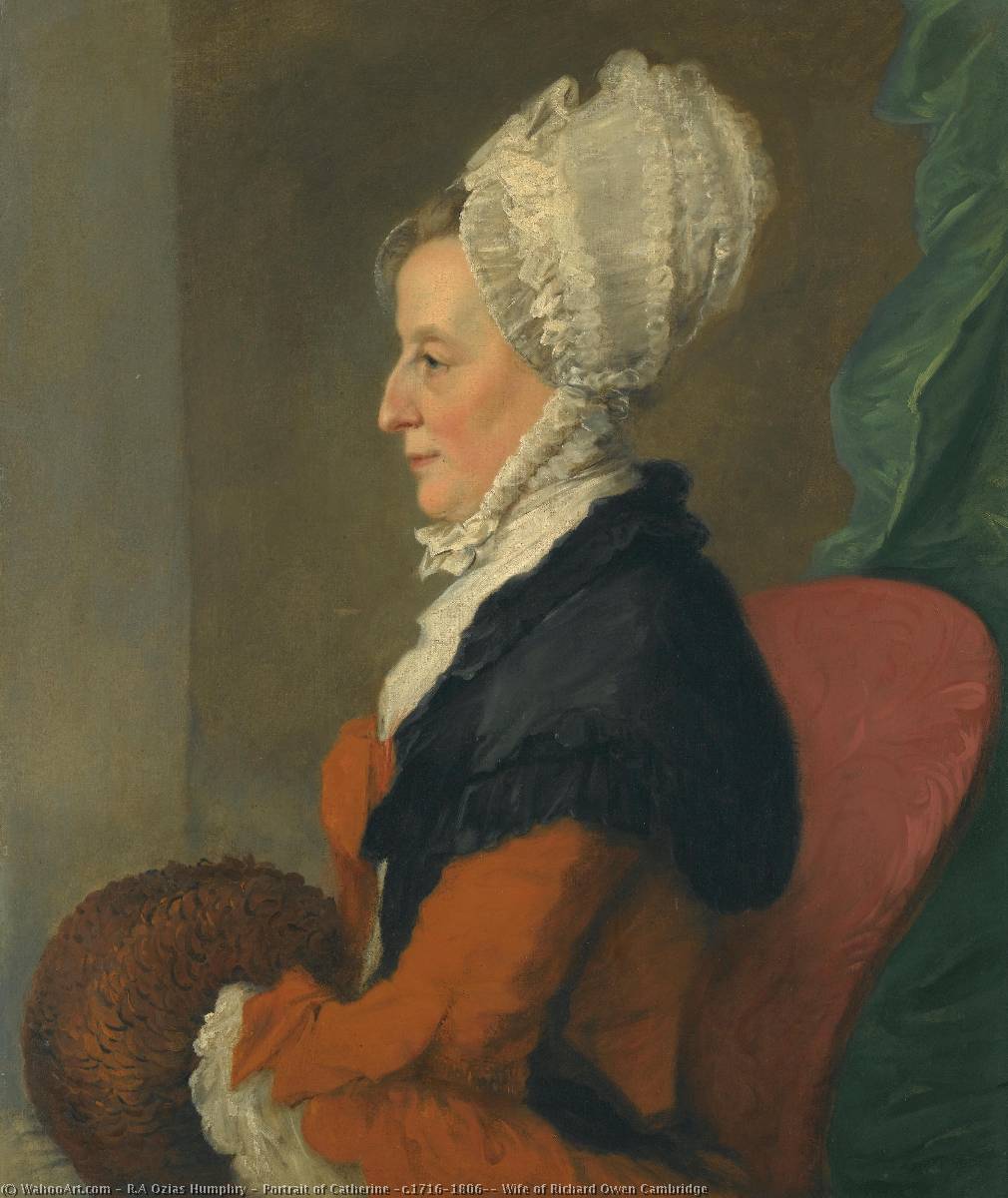 Portrait Of Catherine (c.1716–1806), Wife Of Richard Owen Cambridge — Ozias Humphry