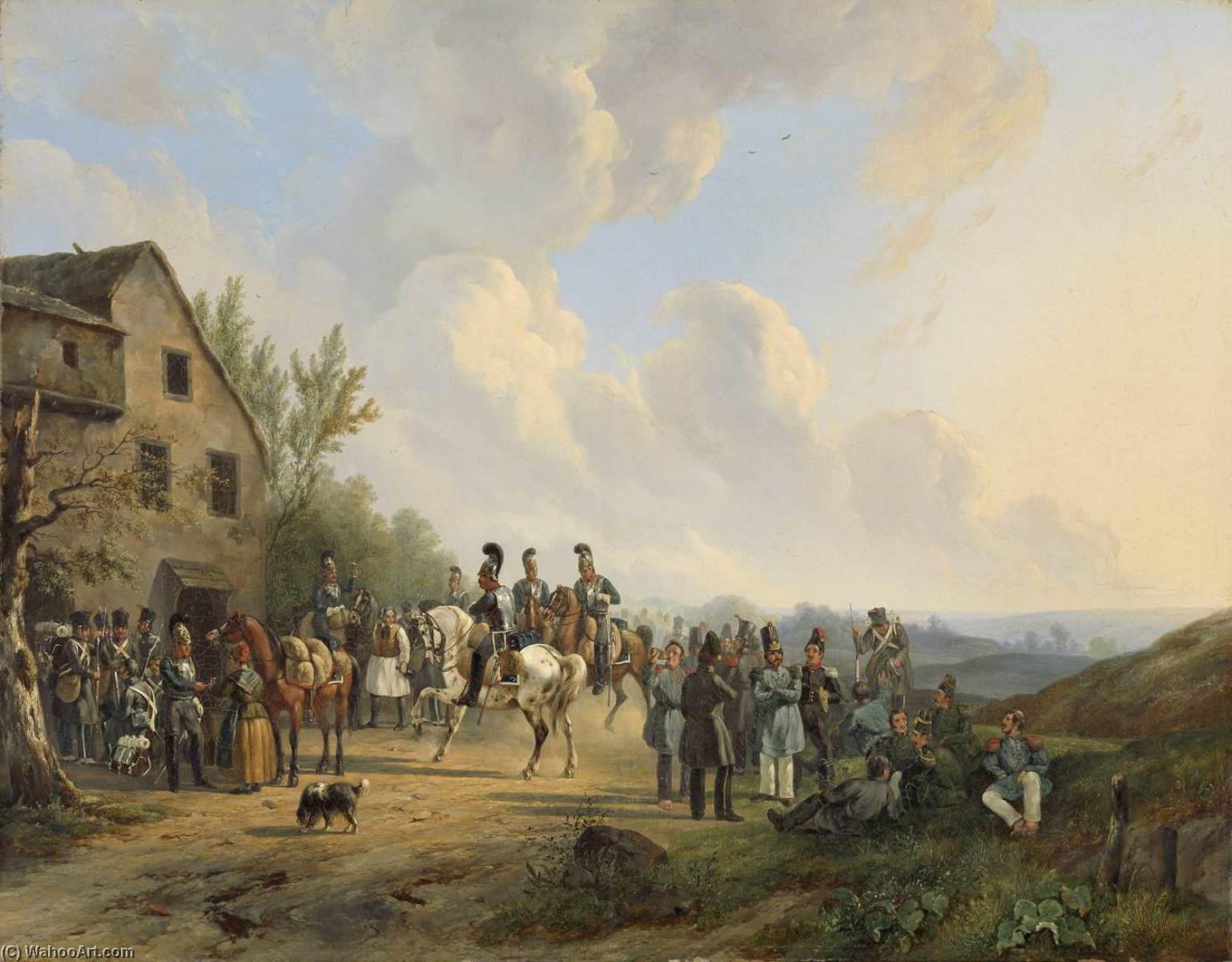 Scene From The Ten Days' Campaign — Wouterus Verschuur