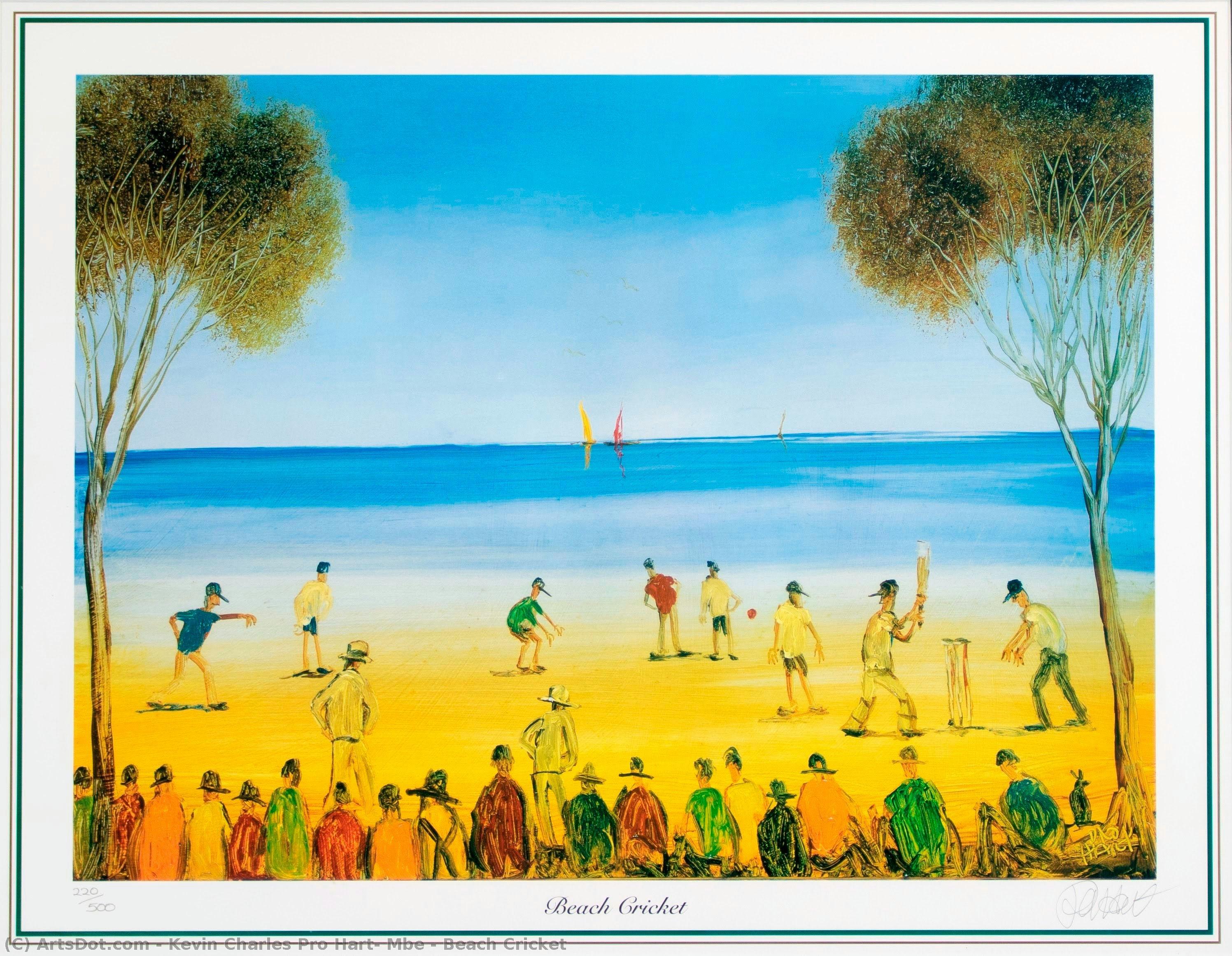 Beach Cricket — Kevin Charles Pro Hart, Mbe