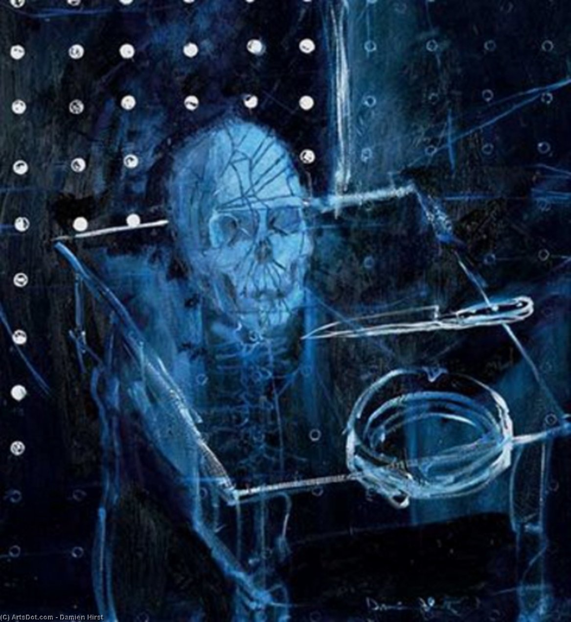 Human Skull In Space — Дамиэн Хёрст