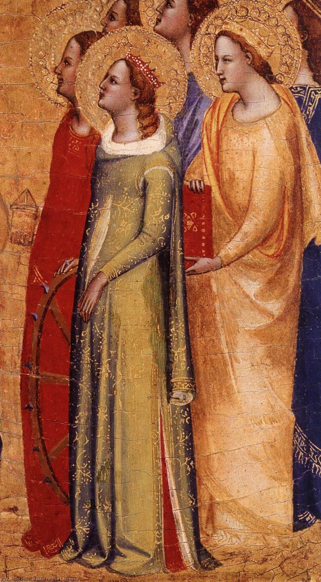 Coronation Of The Virgin (detail) — Master Of San Lucchese