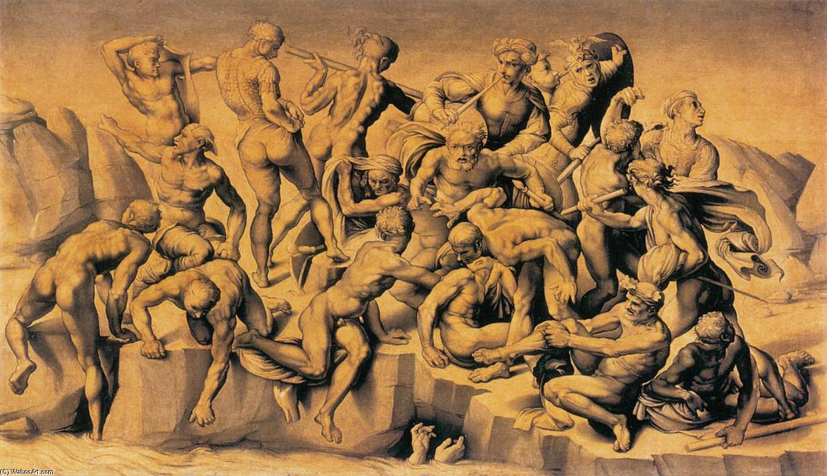The Battle Of Cascina — Bastiano Da Sangallo