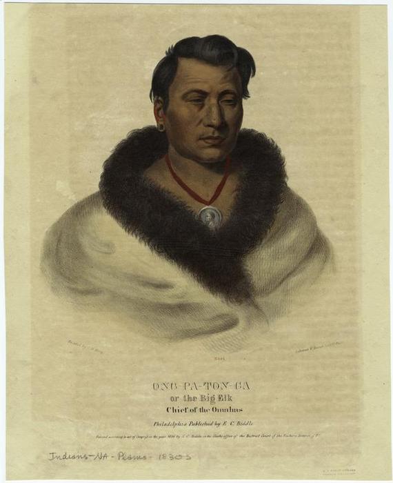 Ong-pa-ton-ga, Or, The Big Elk, Chief Of The Omahas — Charles Bird King