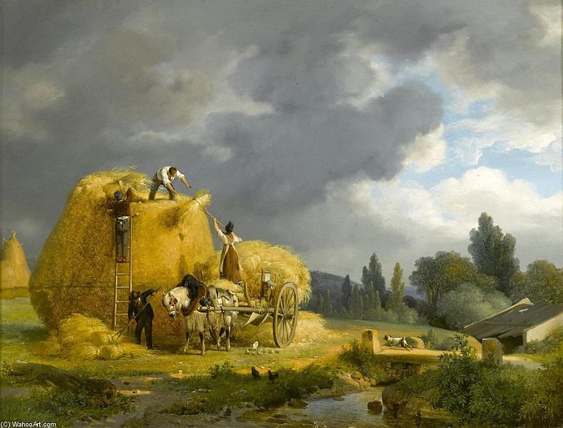 The Harvest — Auguste Xavier Leprince